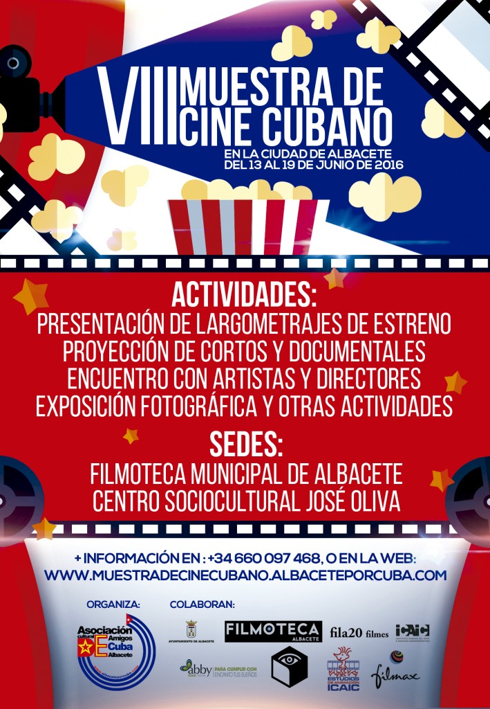 Cartel 8 Muestra de Cine Cubano Albacete